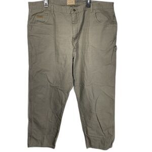 C.E. SCHMIDT WORKWEAR Carpenter Pants Cotton Utility Gorpcore Mens 44x30 Brown